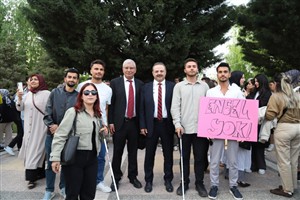 Aksaray’da Engelliler Haftası kapsamında farkındalık yürüyüşü düzenlendi