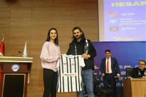  Aksaraysporlu Futbolcular  ASÜ’lü Öğrencilerle Buluştu