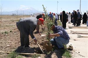 ASÜ’de Kutlu Doğuma Özel Fidan Dikme Çalışması 
